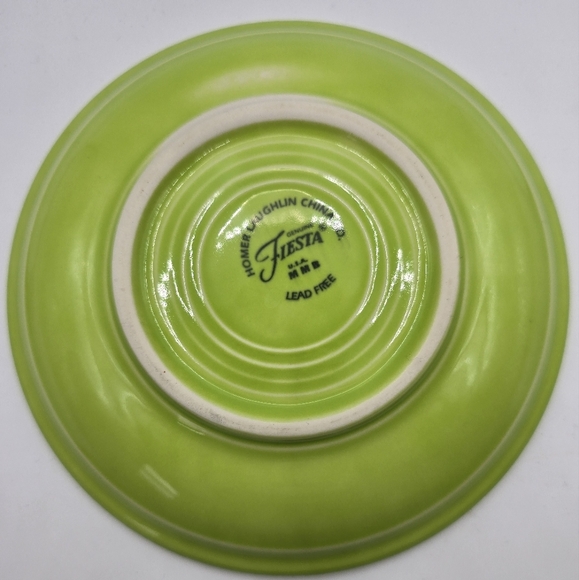 Fiestaware Lime Green Tea Saucer 5-7/8" Plate Fiesta Ware Homer Laughlin - Picture 2 of 2